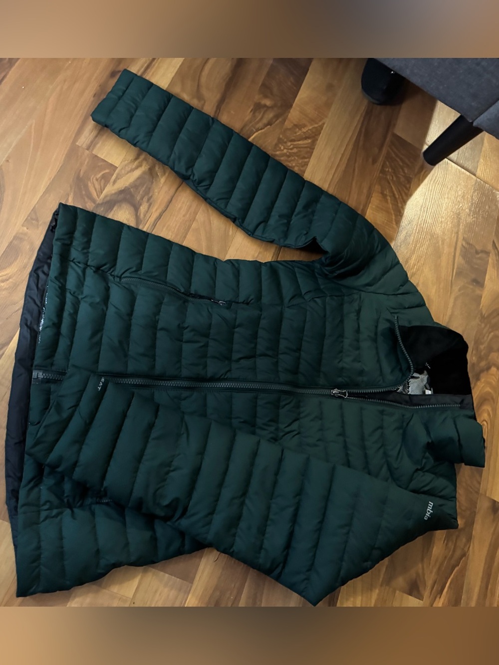 Columbia Dark Green Quilted Puffer Jacket women size small